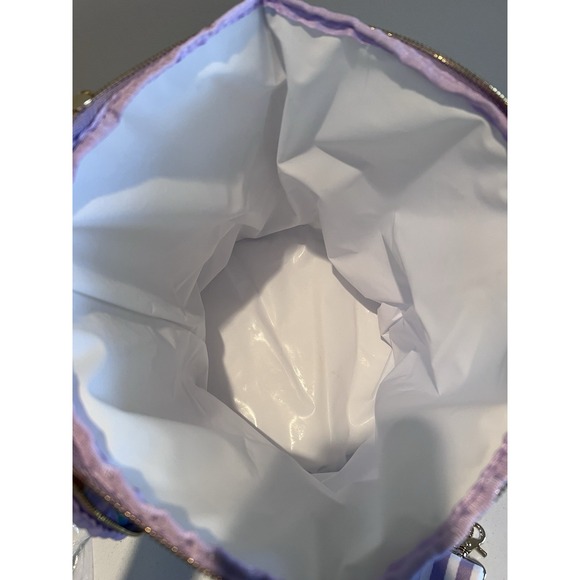 Lilly Pulitzer Purple Insulated Beach Cooler Multi Seacret Escape Home NWOT - Picture 10 of 11